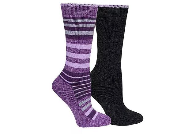 Columbia Womens Moisture Control Crew Socks 2 Pairs Product Image