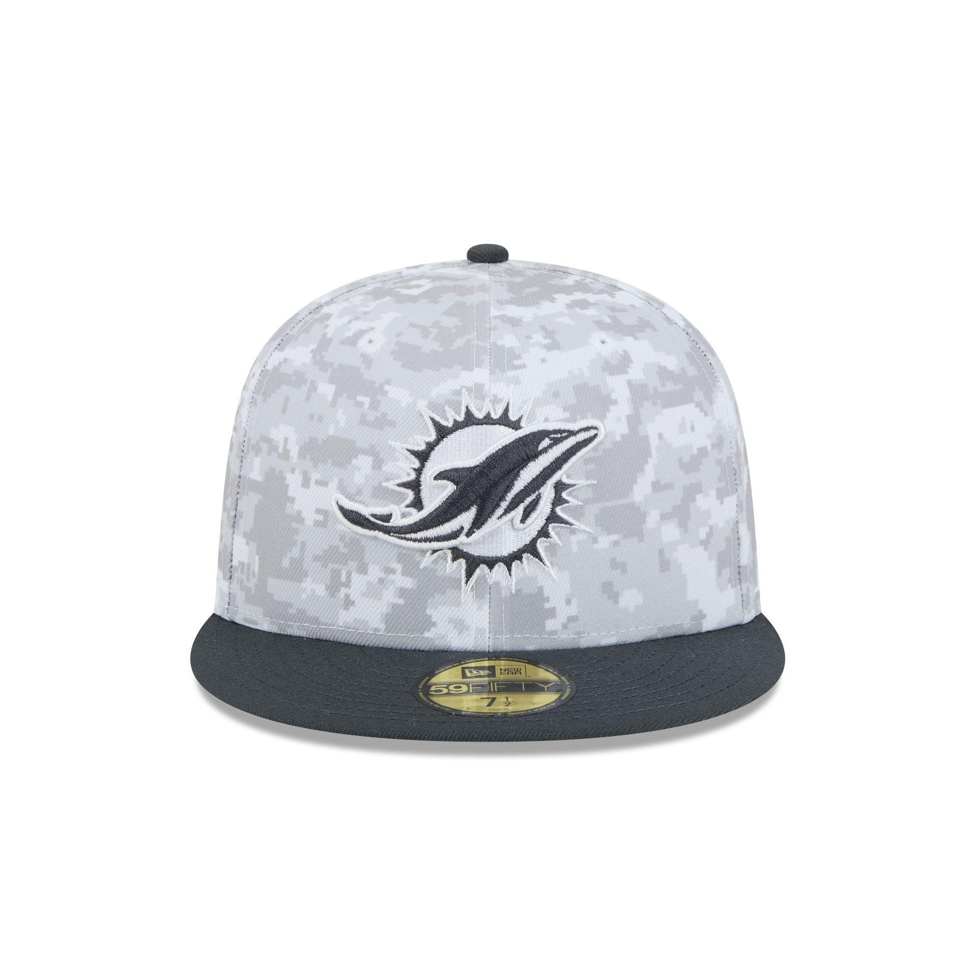 Miami Dolphins 2024 Salute to Service 59FIFTY Fitted Hat Male Product Image