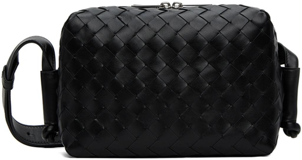 BOTTEGA VENETA Intrecciato Small Camera Bag In 8803-black-silver Product Image