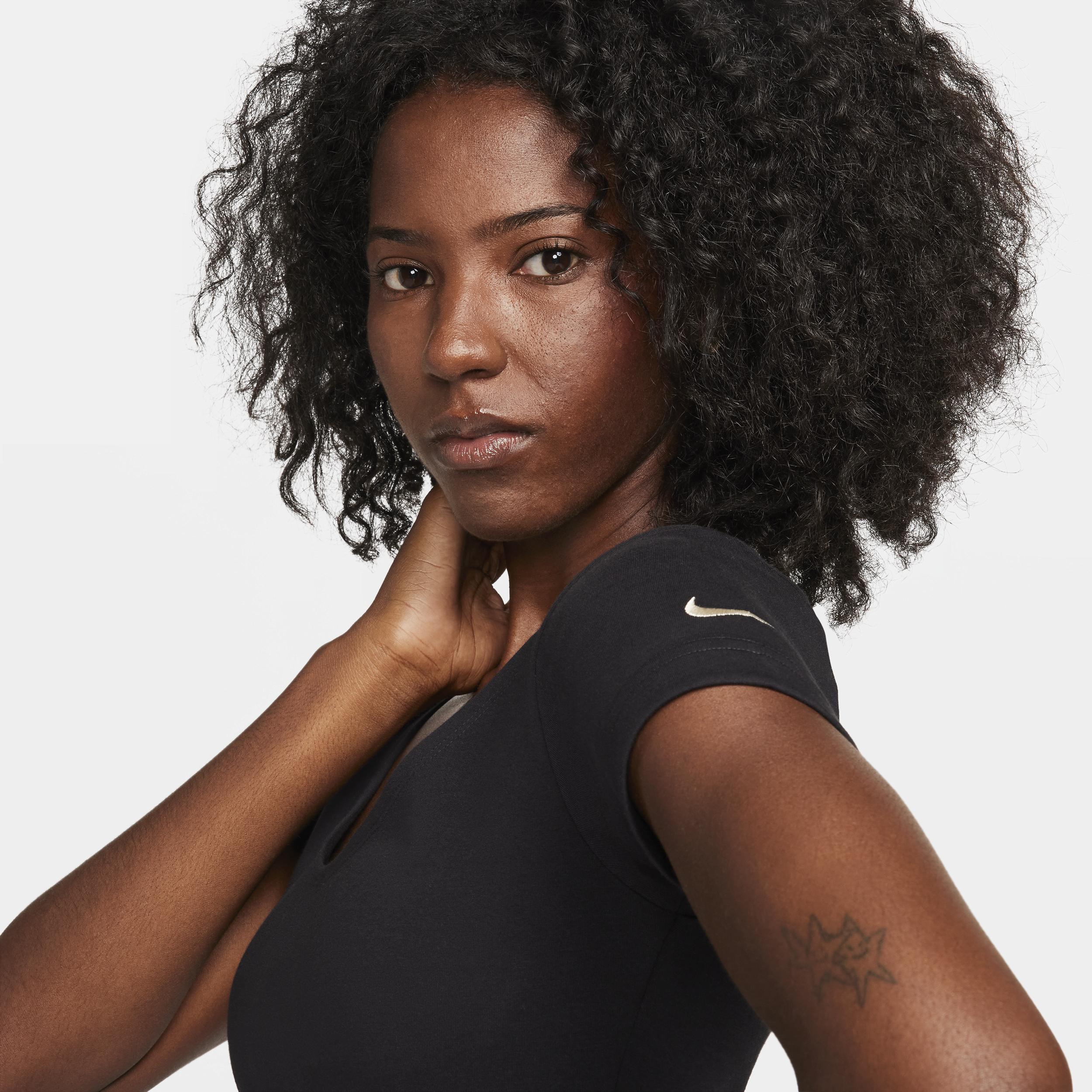 Women's Nike Sportswear Essential Swoosh Short-Sleeve Top Product Image