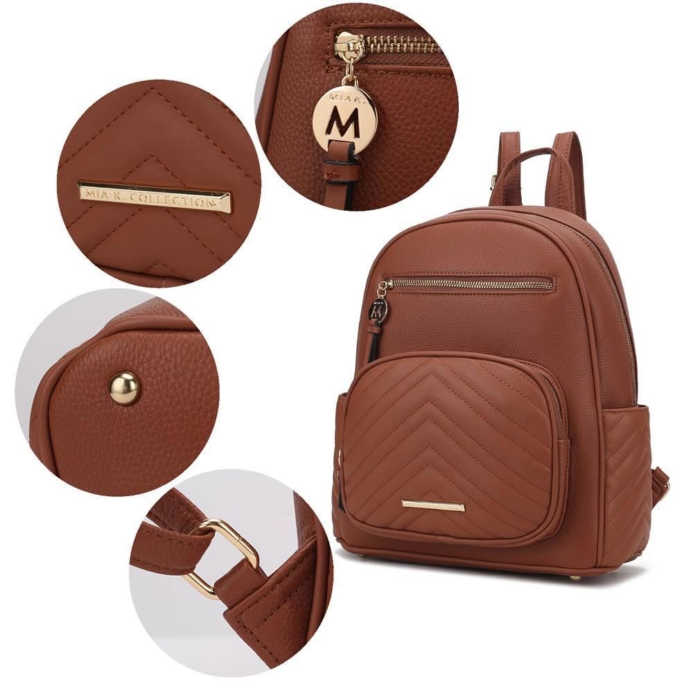 MKF Collection Romana Women’s Backpack by Mia K - Yellow Product Image