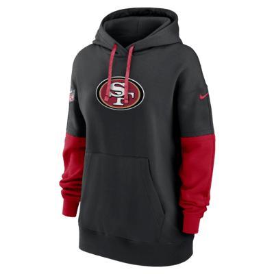 San Francisco 49ers Sideline Essential Nike Womens NFL Pullover Hoodie Product Image