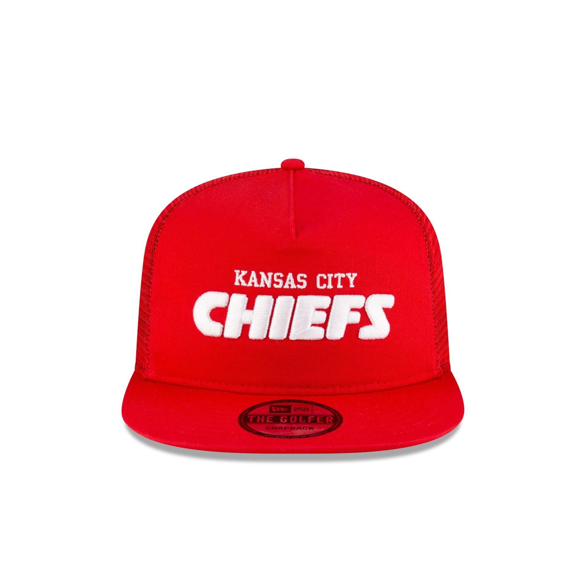 Kansas City Chiefs Washed Script Golfer Snapback Male Product Image