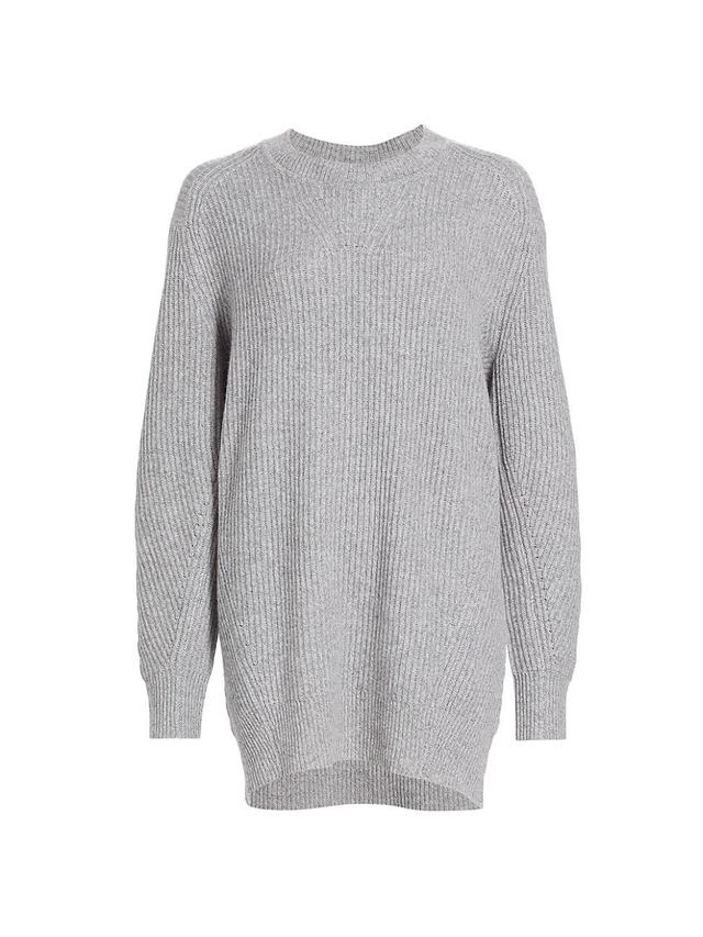 rag & bone Pierce Long Sleeve Cashmere Shift Minidress Product Image