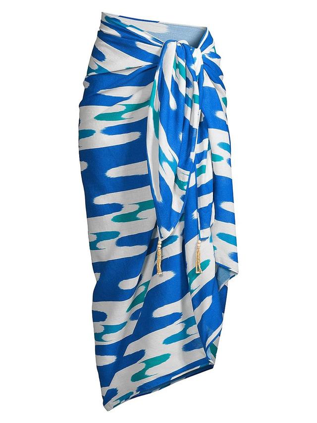 Womens Lido Geometric Sarong Product Image