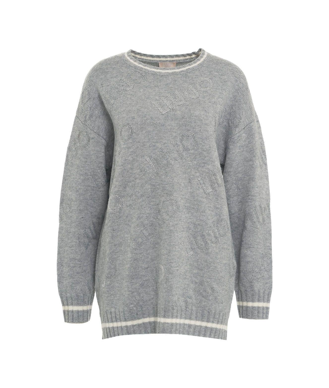 Knit sweater with logo details Product Image