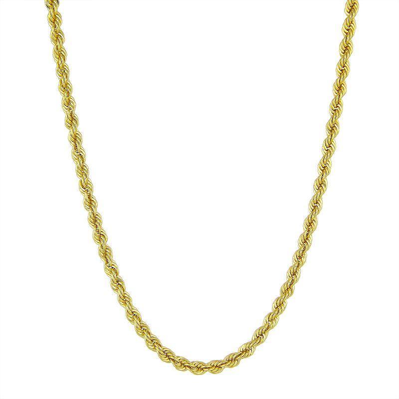 Forever 18K Rope Chain Necklace, Womens 18k Gold Product Image