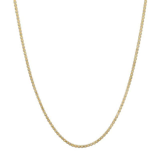 Everlasting Gold 14k Gold Box Chain Necklace, Womens Product Image