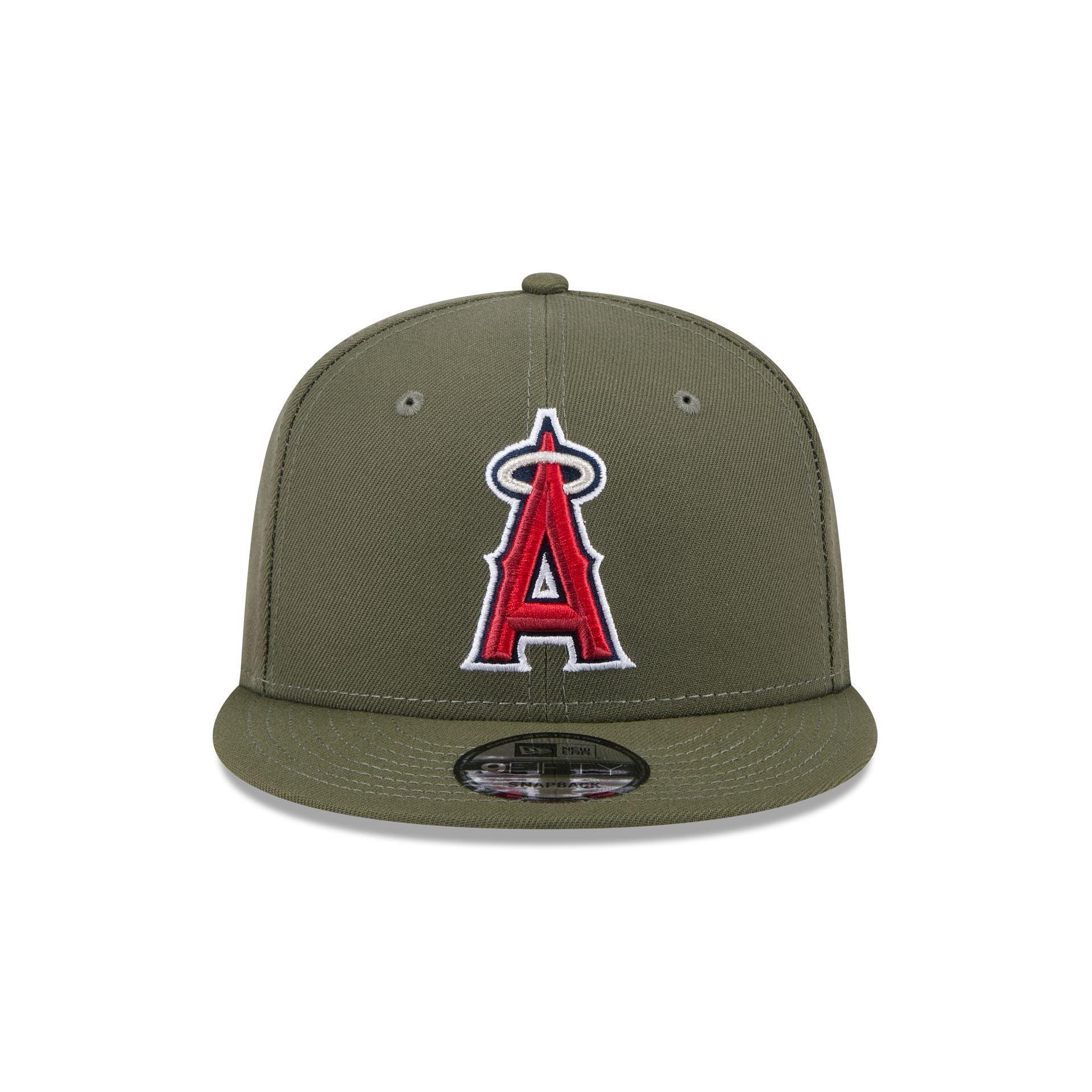 Los Angeles Angels Olive 9FIFTY Snapback Hat Male Product Image