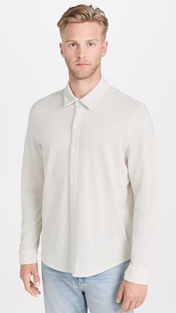 Vince Pique Button Down Shirt | Shopbop Product Image