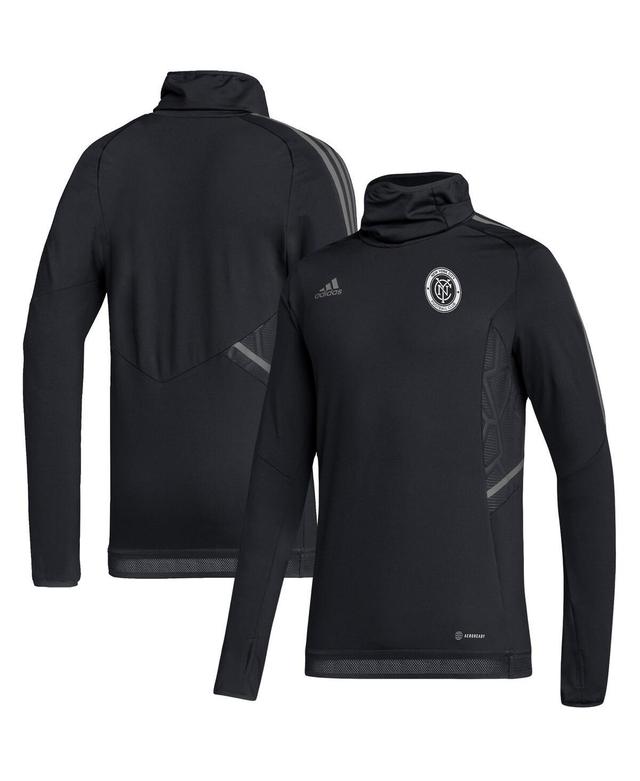 Mens adidas New York City FC COLD.RDY Raglan Warmup Pullover Jacket Product Image