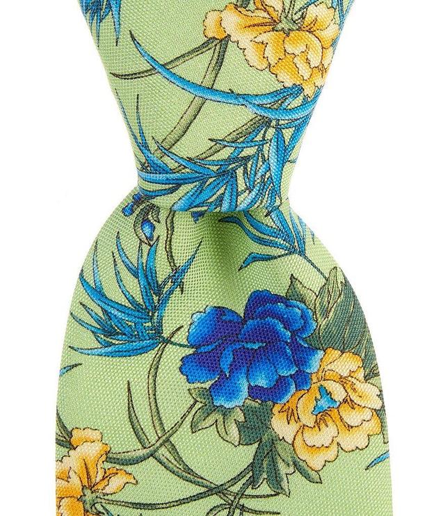 Cremieux Floral 3 1/4#double; Woven Silk Tie Product Image