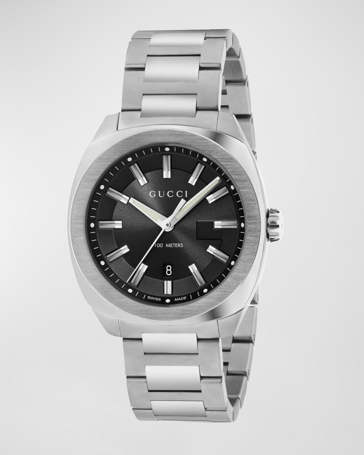 Mens Stainless Steel Bracelet Watch Product Image