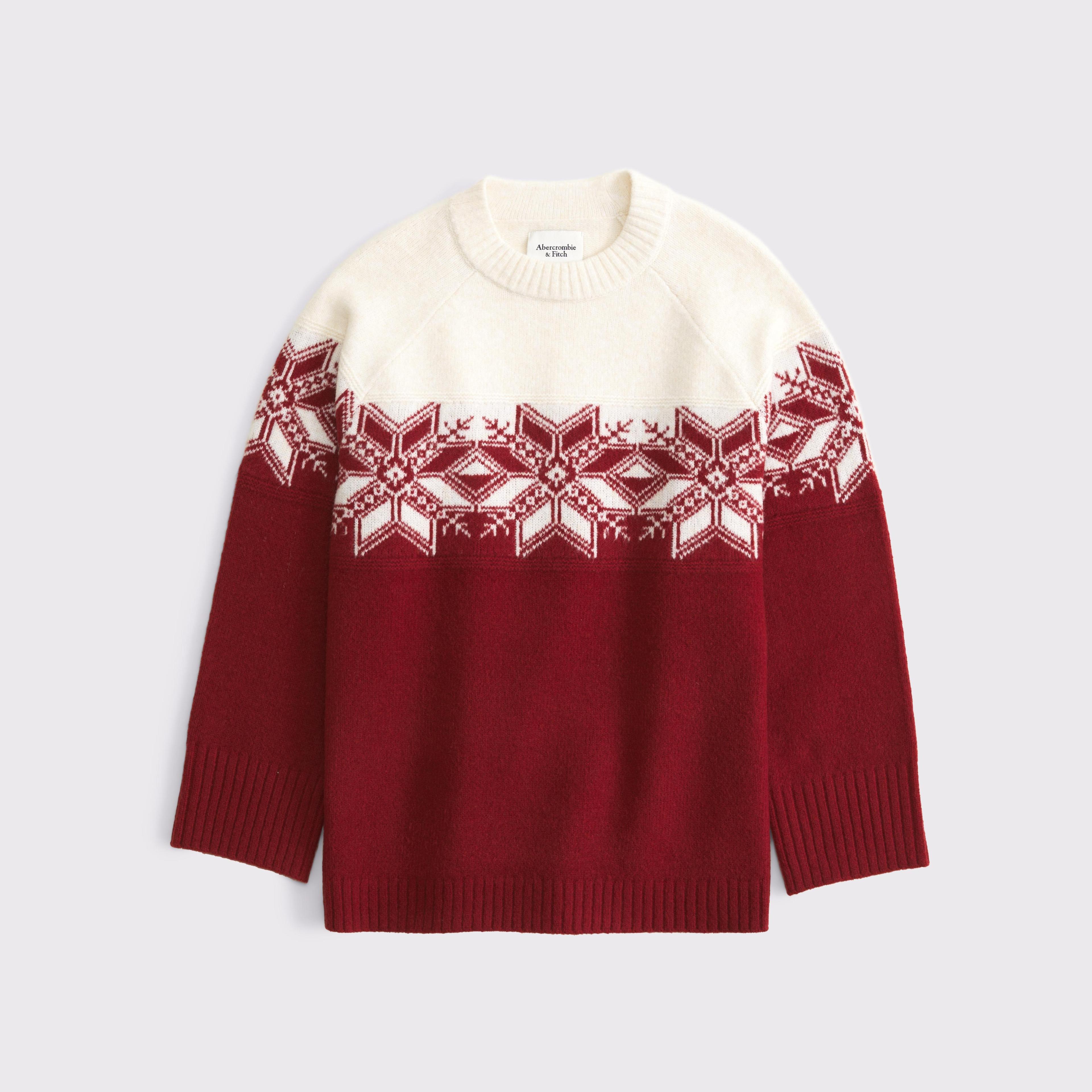 Relaxed Lounge Fairisle Crew Sweater Product Image