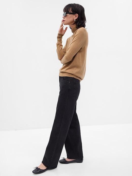 Merino Wool Turtleneck Sweater Product Image