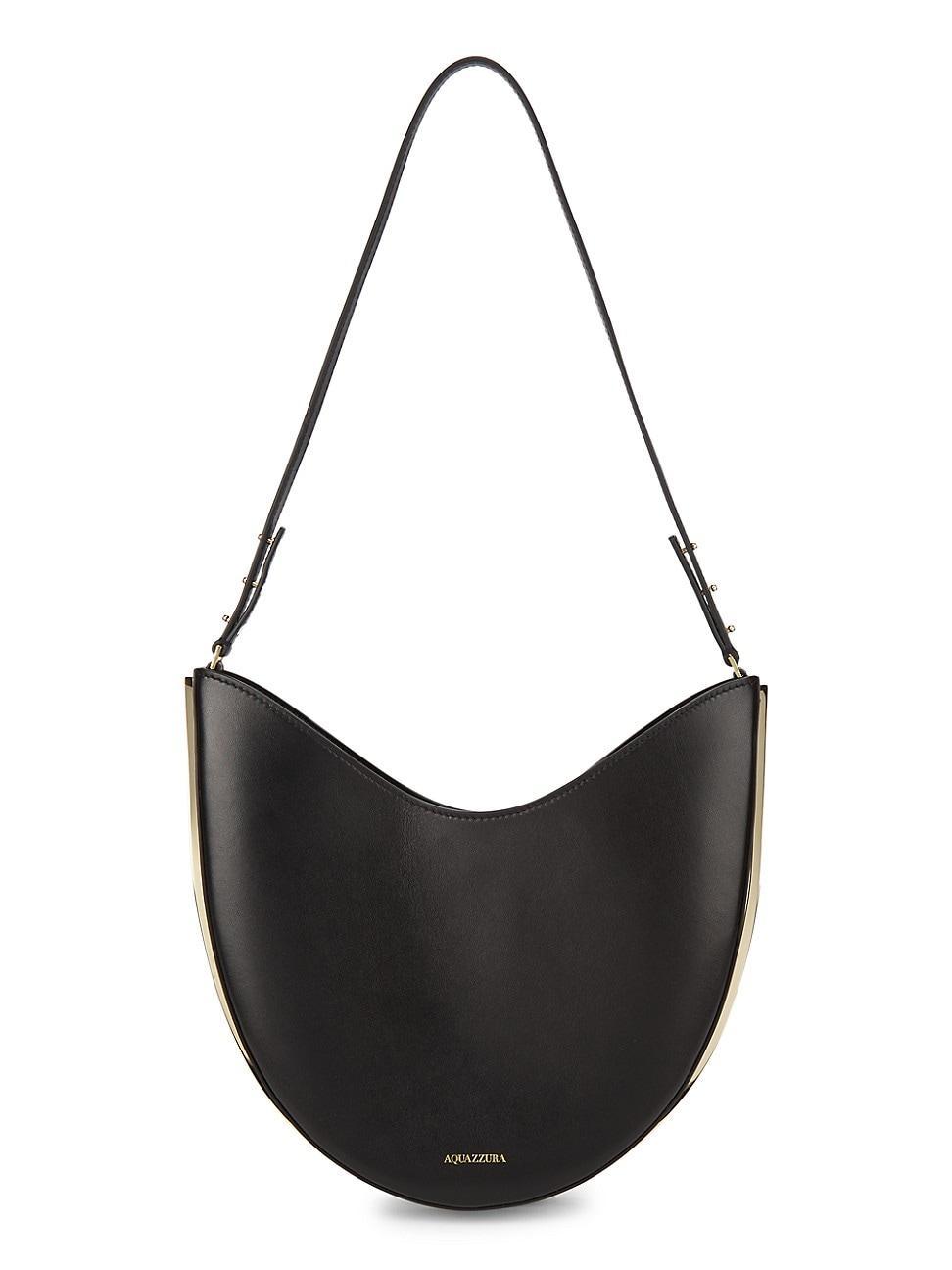 Womens Purist Leather Hobo Bag Product Image