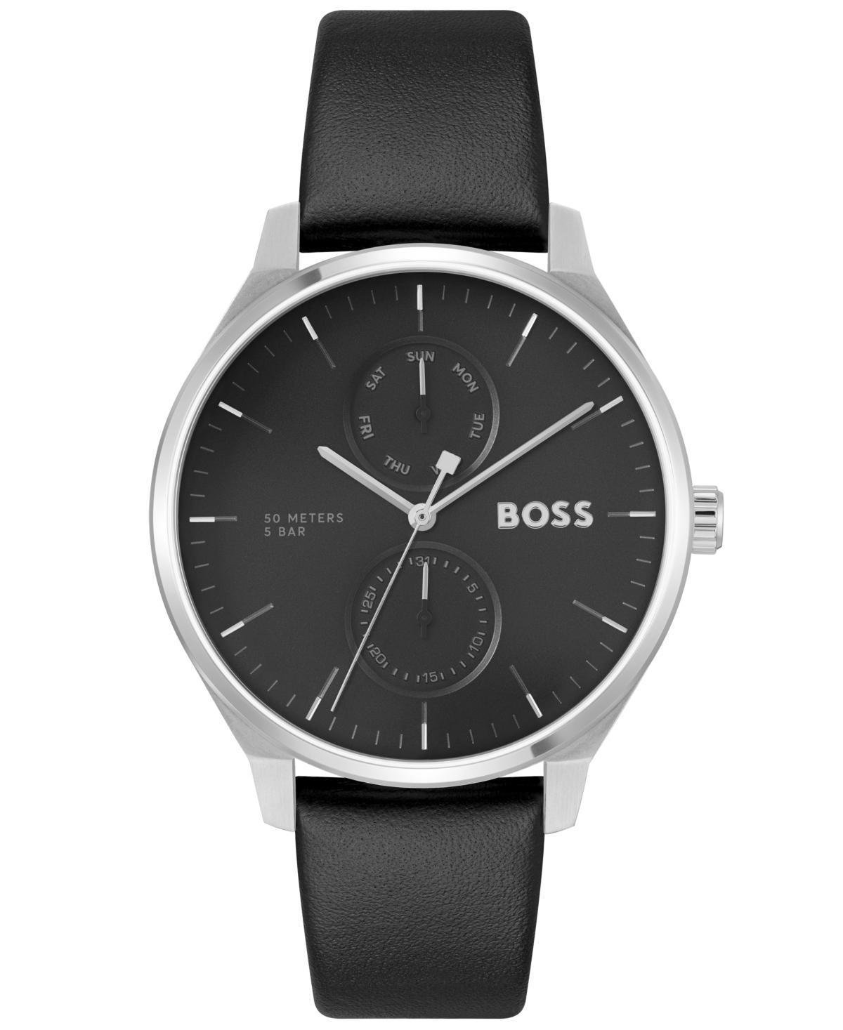 BOSS Tyler Leather Strap Watch, 43mm Product Image