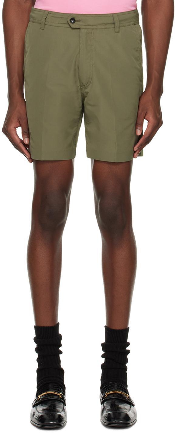 TOM FORD Technical Shorts In Sage Product Image