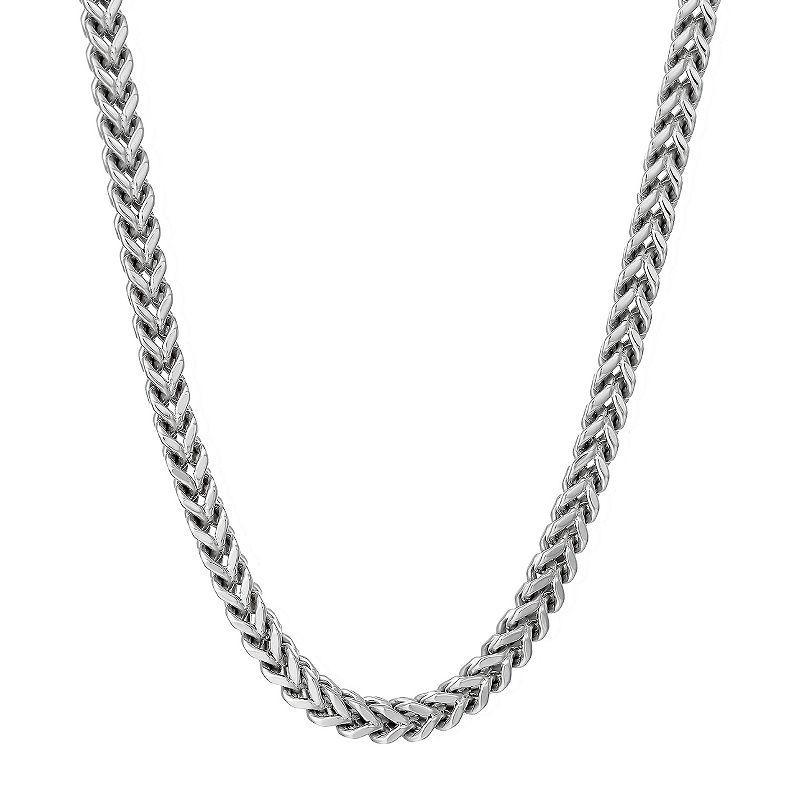 Mens LYNX 6 mm Foxtail Chain Necklace Gold Tone Product Image