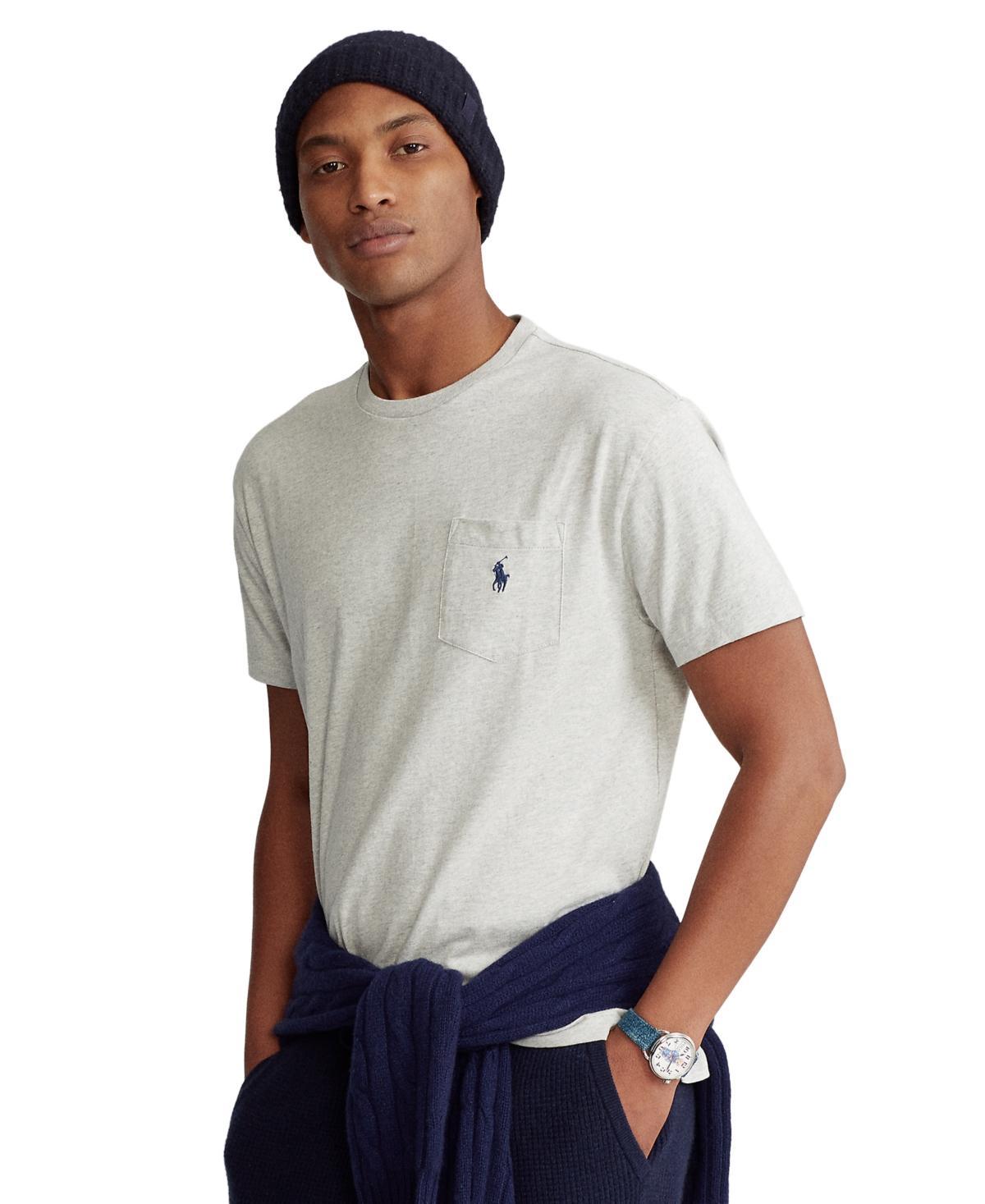 Polo Ralph Lauren Mens Classic Fit Crew Neck Pocket T-Shirt Product Image