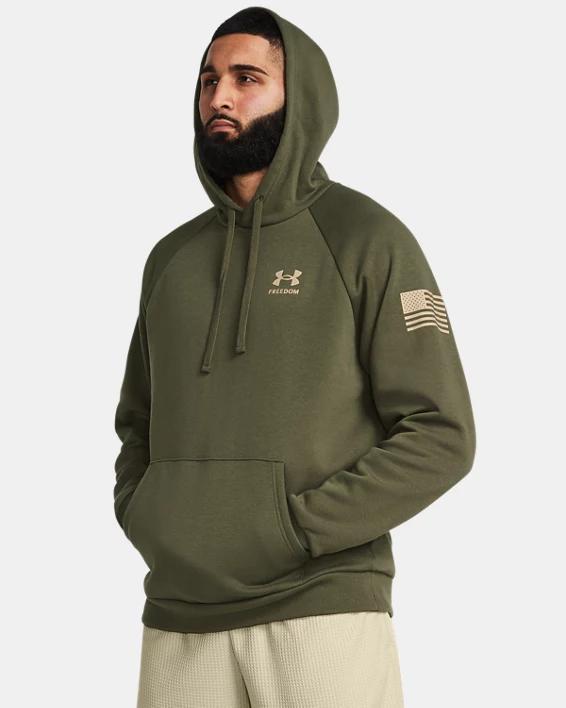 Men's UA Freedom Rival Fleece Flag Hoodie Product Image