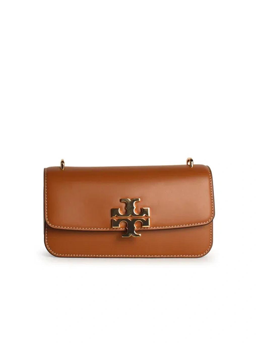 Eleanor Small Brown Leather Crossbody Bag Product Image