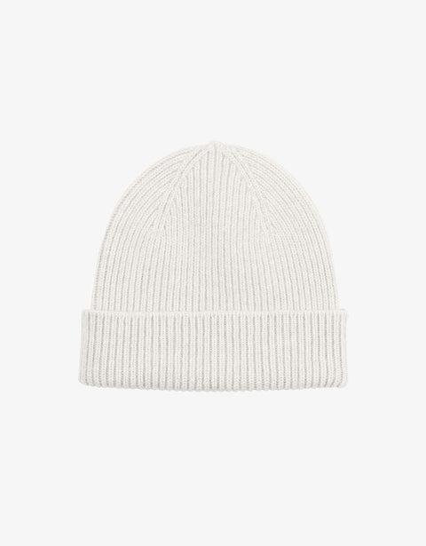 Merino Wool Beanie - Optical White Product Image