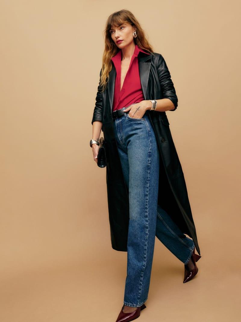 Abby High Rise Straight Jeans Product Image