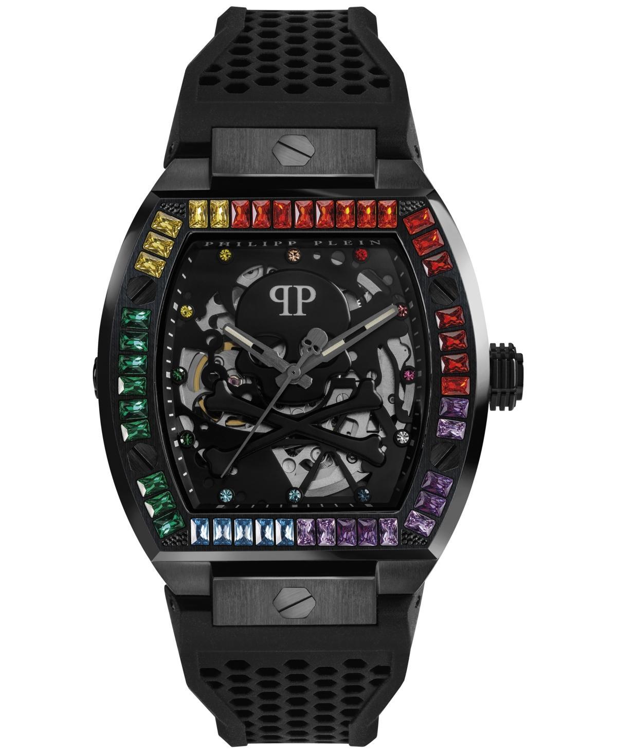 PHILIPP PLEIN The $keleton Silicone Strap Watch, 44mm Product Image