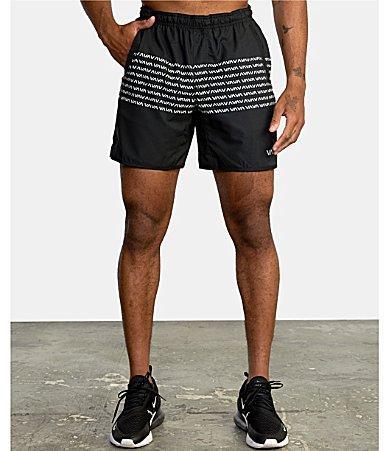 RVCA Yogger Performance Stretch 17 Outseam Print Walk Shorts Product Image