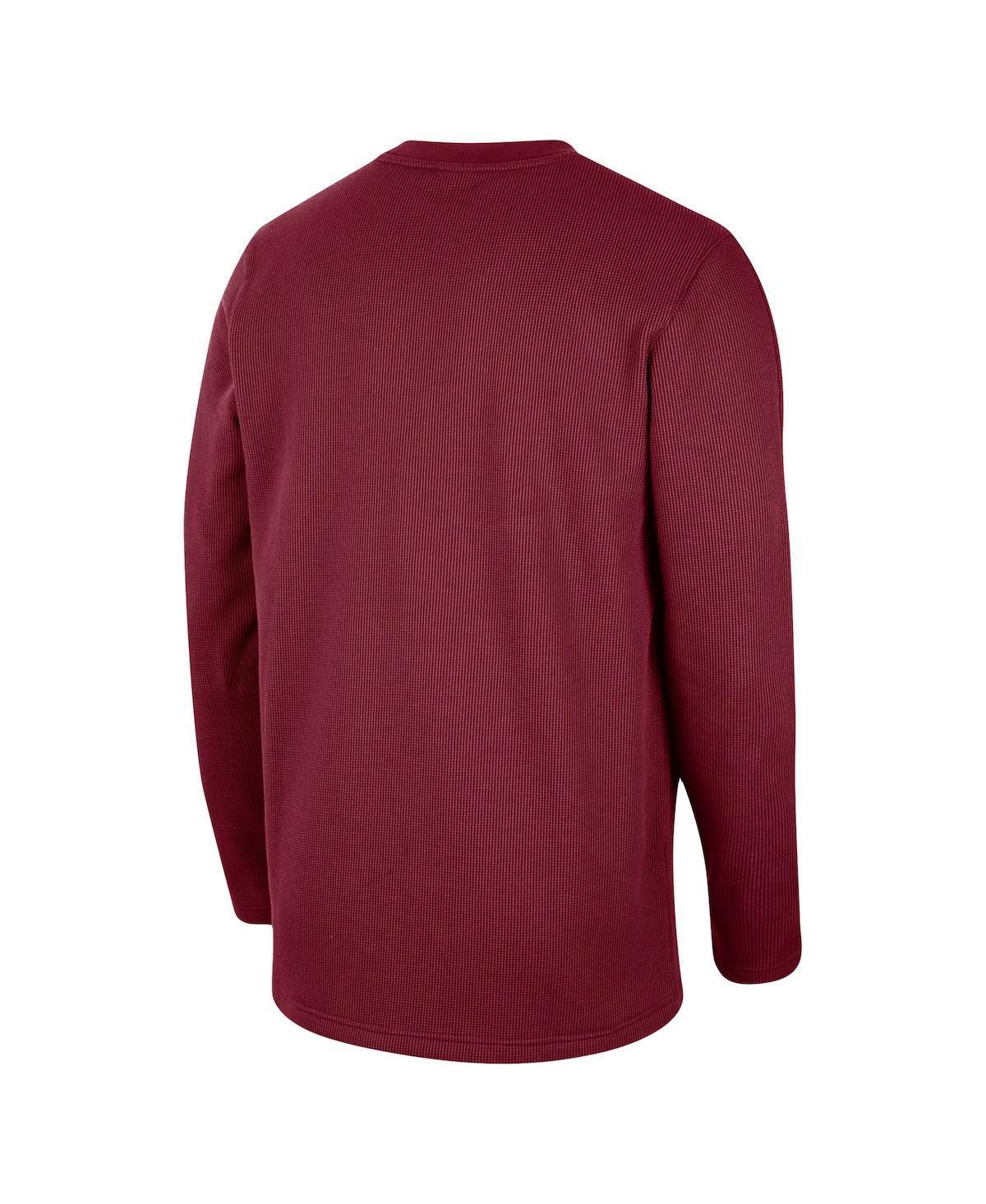 NIKE Cardinal Arkansas Razorbacks 2023 Sideline Coaches Long Sleeve Performance Top Product Image