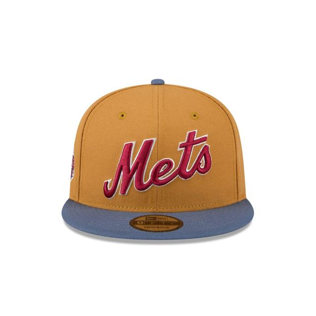 New York Mets Panama Tan 9FIFTY Snapback Hat Male Product Image