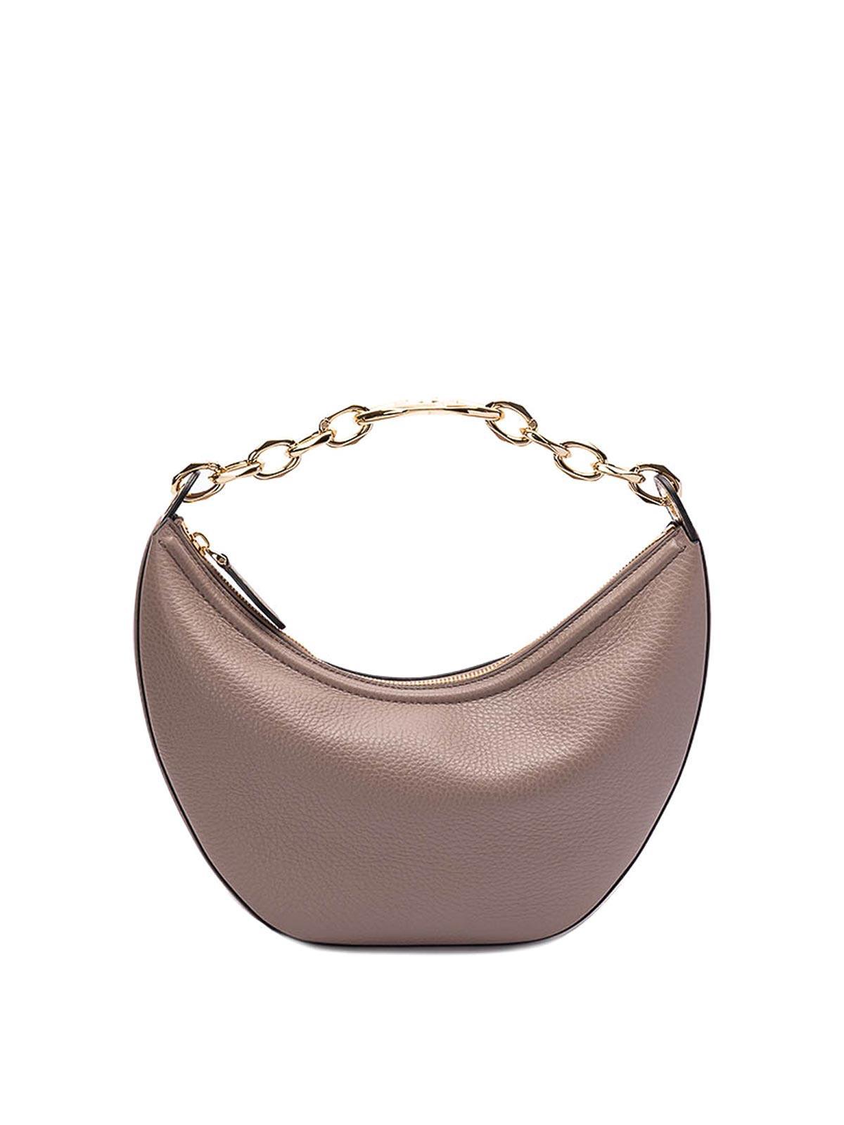 VALENTINO GARAVANI `vlogo Moon Bag` Hobo Bag In Brown Product Image