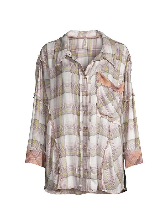 Womens Fallin For Flannel Sleep Shirt Product Image