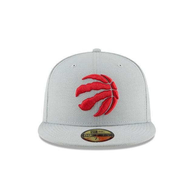 Toronto Raptors Basic Grey 59FIFTY Fitted Hat Male Product Image