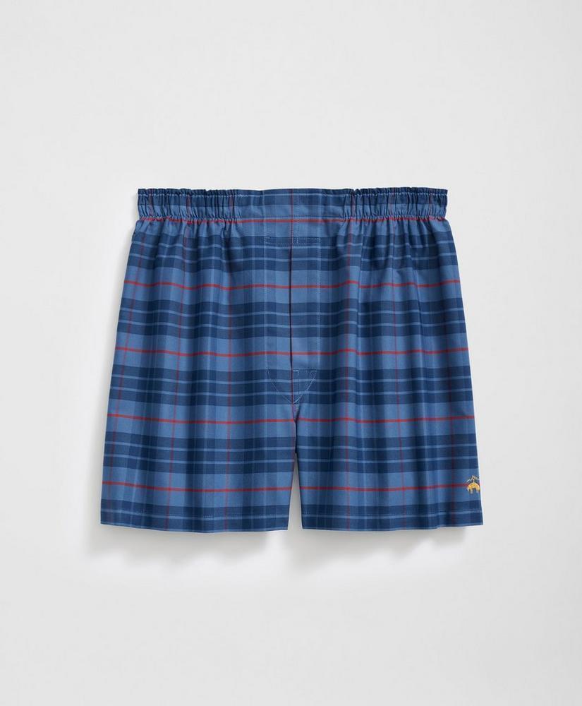 Cotton Oxford Plaid Boxers Product Image