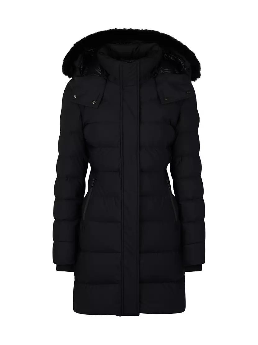 Womens Watershed Shearling-Trim Down Parka Product Image