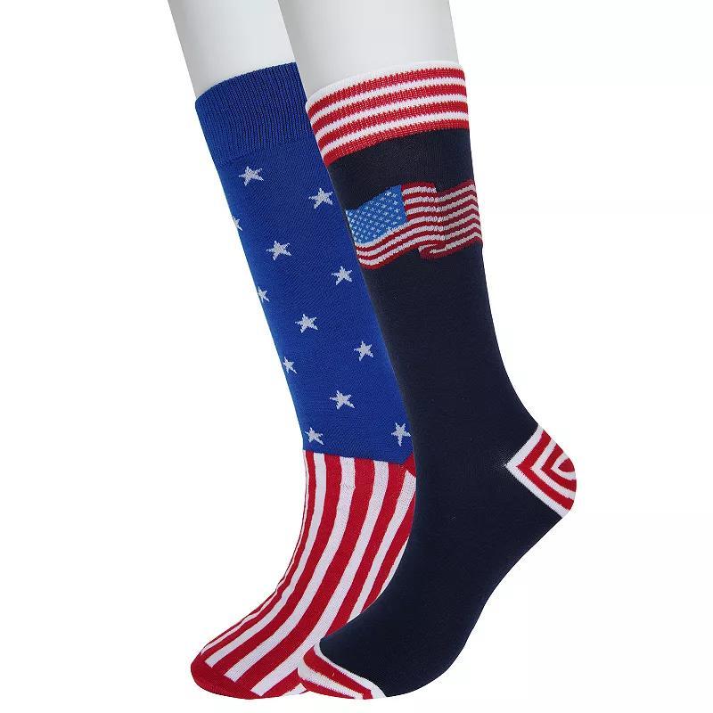 Mens Land of Liberty 2-Pack Americana Socks Product Image