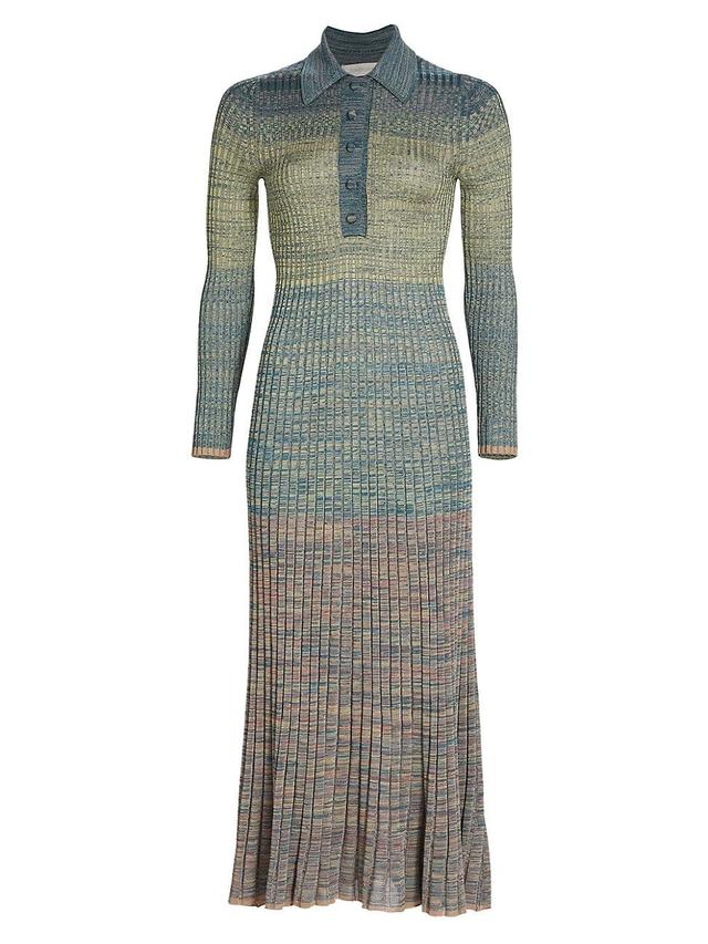 Womens Story One Rib-Knit Midi-Dress Product Image