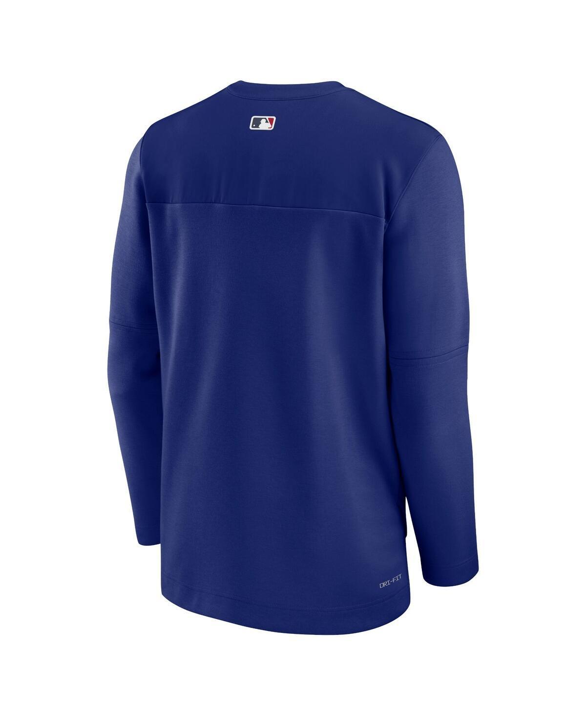 NIKE Men's Blue New York Knicks 2024/25 Courtside Performance Half-zip Top In Royal Product Image