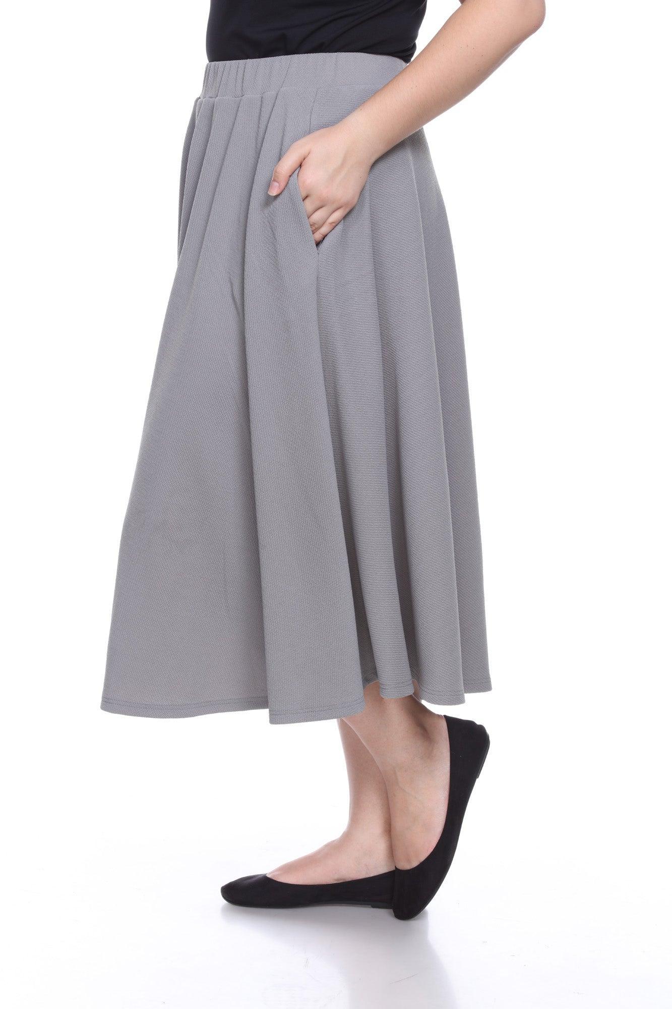 Tasmin Flare Midi Skirts - Plus Product Image