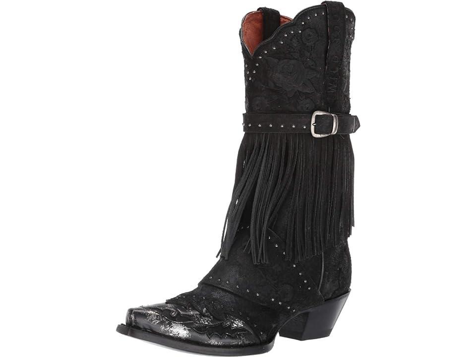 Dan Post Bed Of Roses Womens Leather Cowboy Boots Product Image