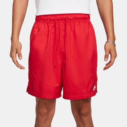 Nike Mens Nike Club Flow Shorts - Mens University Red/White Product Image