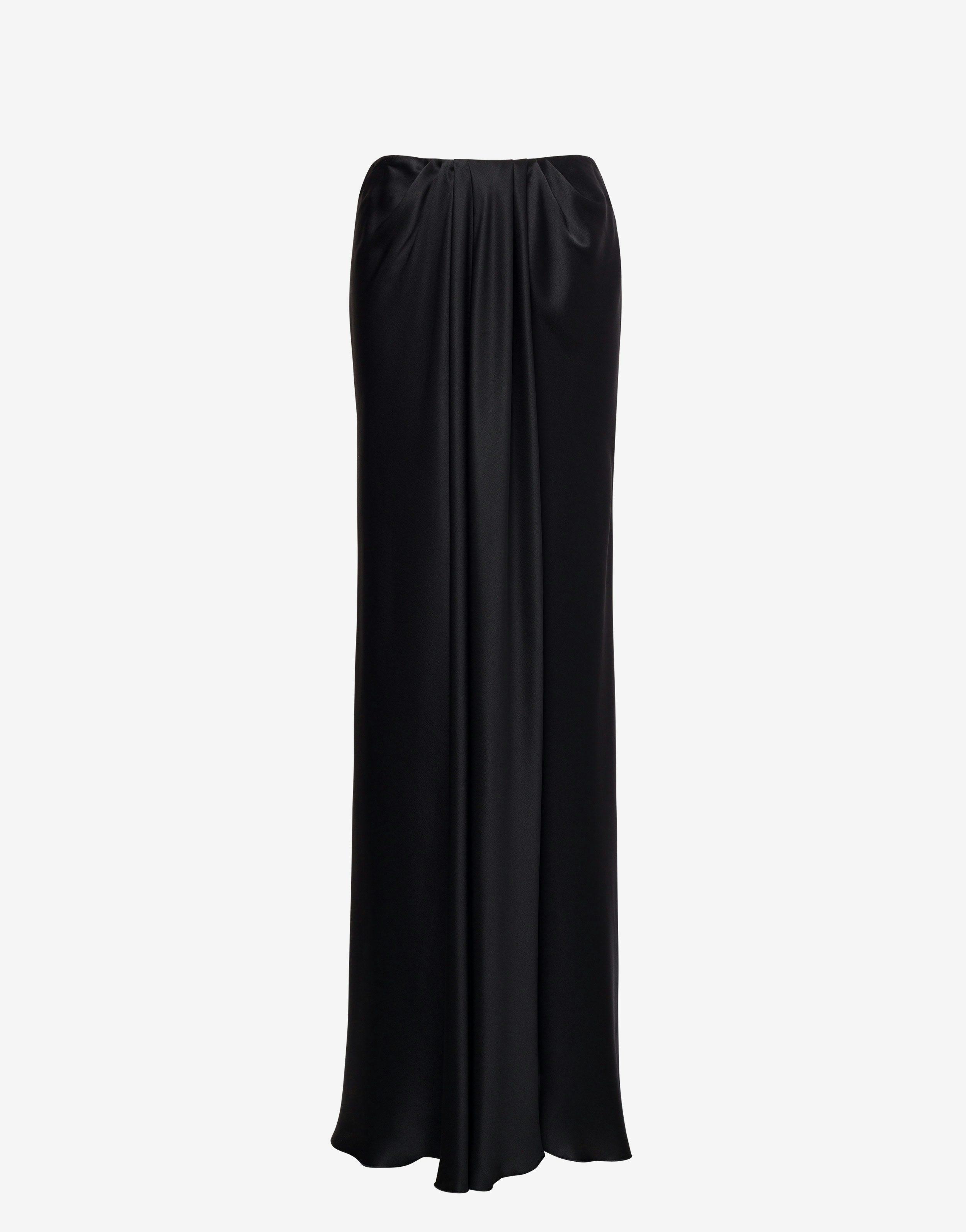 Long satin skirt Product Image