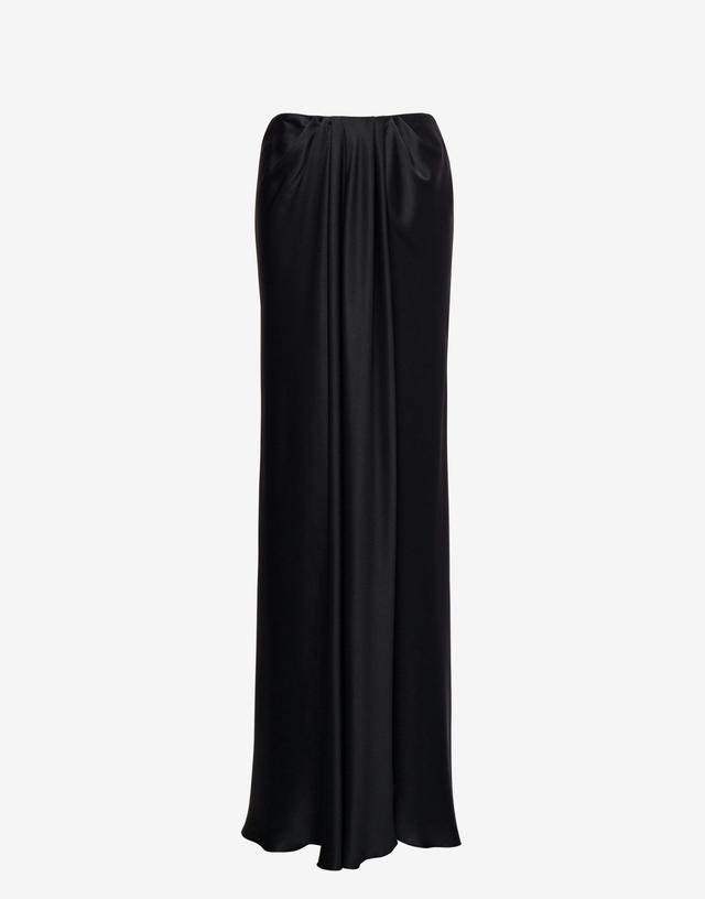 Long satin skirt Product Image