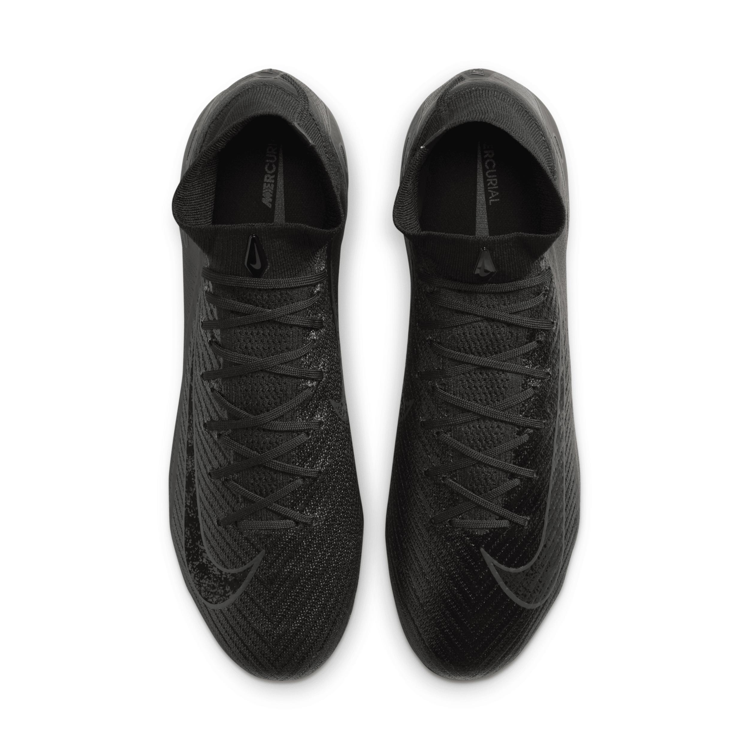 Nike Mens Nike Zoom Superfly 10 Elite FG - Mens Soccer Shoes Black/Black/Deep Jungle Product Image