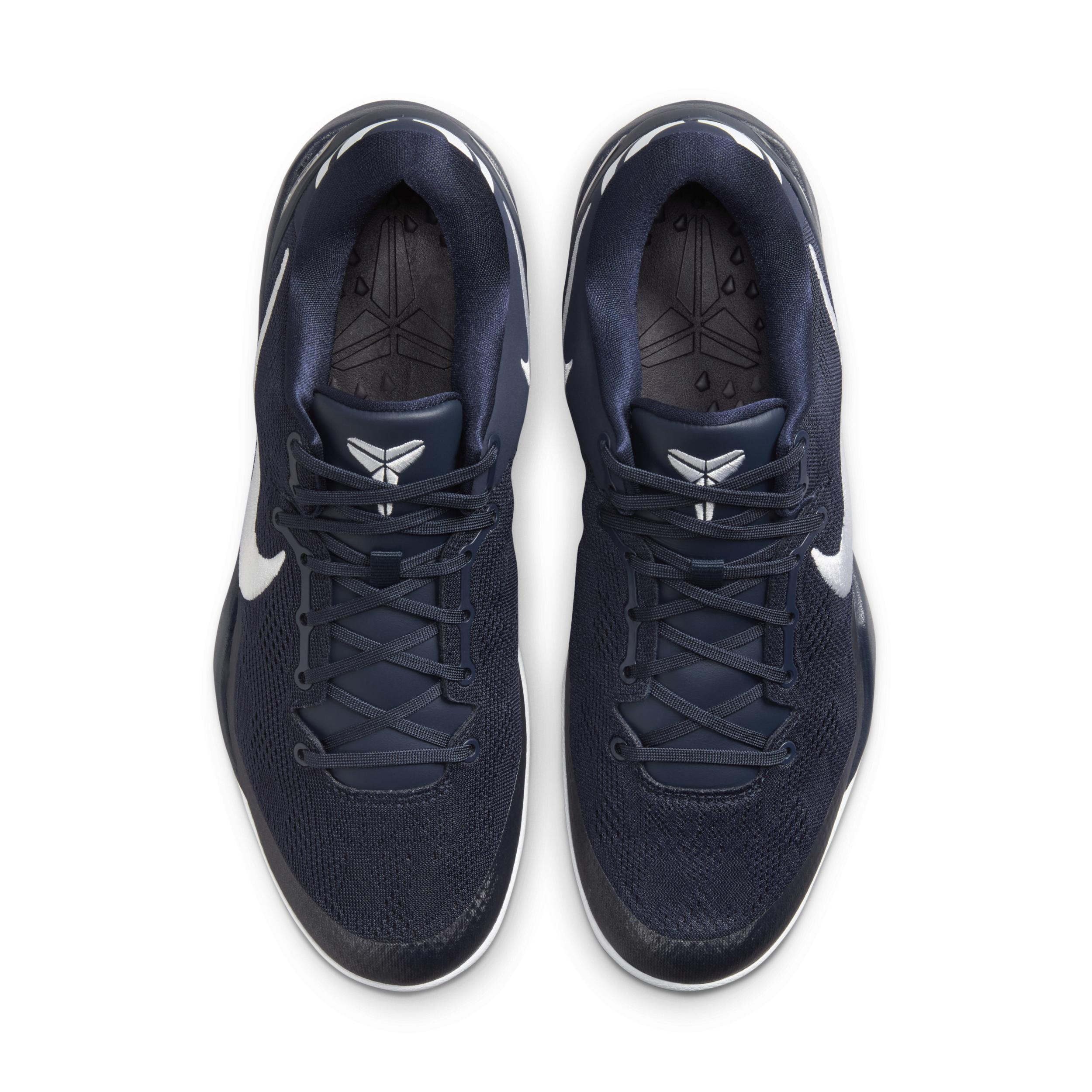 Nike Mens Kobe 8 - Shoes Colege Navy/White Product Image