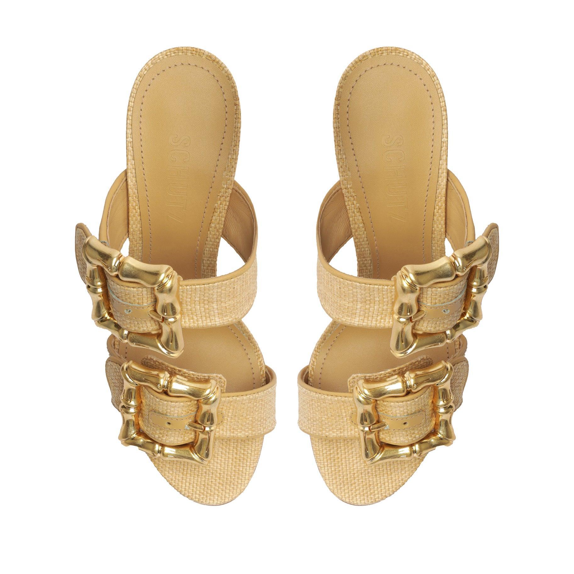 Womens Enola 115MM Raffia Sandals Product Image