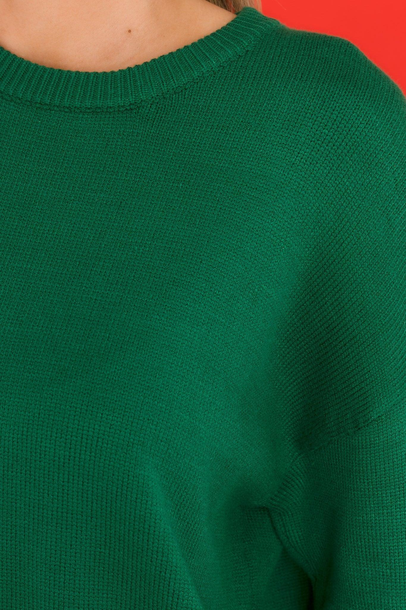 How I'm Feeling Emerald Sweater Green Product Image