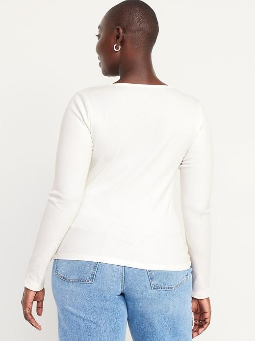 Twist-Front Ribbed Top Product Image